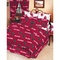 Oklahoma Sooners  100% Cotton Sateen Queen Bed-In-A-Bag