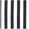 All Star Sports World Cup  Fabric by the Yard - Black and White Referee Stripe