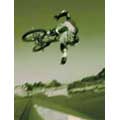 Bike Tricks - Framed Print