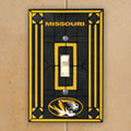 Missouri Tigers NCAA College Art Glass Single Light Switch Plate Cover