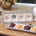 North Carolina Tarheels UNC NCAA College Gameday Ceramic Relish Tray