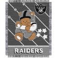 Oakland Raiders NFL Baby 36" x 46" Triple Woven Jacquard Throw