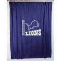 Detroit Lions Locker Room Shower Curtain