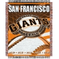 San Francisco Giants MLB 48"x 60" Triple Woven Jacquard Throw