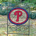 Philadelphia Phillies MLB Stained Glass Outdoor Yard Sign