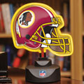 Washington Redskins NFL Neon Helmet Table Lamp