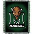 Marshall Thundering Herd NCAA College "Focus" 48" x 60" Triple Woven Jacquard Throw