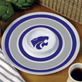 Kansas State Wildcats NCAA College 14" Round Melamine Chip and Dip Bowl