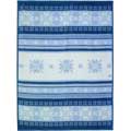 Blue Alison Fleece Blanket