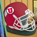 Utah Utes NCAA College Helmet Bank