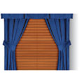 MVP Microsuede Blue Window Drape