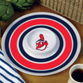 Cleveland Indians MLB 14" Round Melamine Chip and Dip Bowl