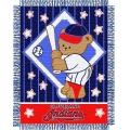 Cleveland Indians MLB Baby 36"x 46" Triple Woven Jacquard Throw