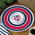 Minnesota Twins MLB 14" Round Melamine Chip and Dip Bowl