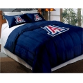 Arizona Wildcats College Twin Chenille Embroidered Comforter Set with 2 Shams 64" x 86"