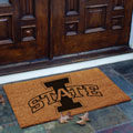 Iowa State Cyclones NCAA College Rectangular Outdoor Flocked Door Mat