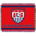 Team USA Soccer MLS FIFA 48" x 60" Triple Woven Jacquard Throw