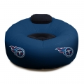 Tennessee Titans NFL Vinyl Inflatable Chair w/ faux suede cushions