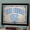 North Carolina Tarheels UNC NCAA College Framed Glass Mirror