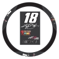 Kyle Busch #18 NASCAR Steering Wheel Cover