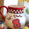 North Carolina State Wolfpack NCAA College 14" Gameday Ceramic Chip and Dip Platter