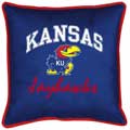 Kansas Jayhawks Side Lines Toss Pillow
