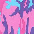 Go Girl !  Euro Style Sham - Pink Camoflauge