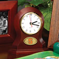 Syracuse Orange NCAA College Brown Desk Clock