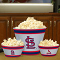 St. Louis Cardinals MLB Melamine 3 Bowl Serving Set