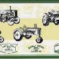 John Deere New Antique Tractor Wallpaper Border