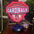 St. Louis Cardinals MLB Neon Shield Table Lamp