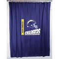 San Diego Chargers Locker Room Shower Curtain