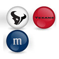 Houston Texans Custom Printed NFL M&M's With Team Logo