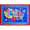 State Capitals Rug (8' x 11')