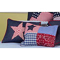 Easy Rider Appliqued Sham - Stars and Stripes