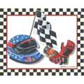 Race Car Gear I - Contemporary mount print with beveled edge