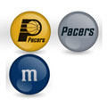Indiana Pacers Custom Printed NBA M&M's With Team Logo