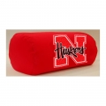 Nebraska Cornhuskers NCAA College 14" x 8" Beaded Spandex Bolster Pillow