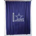 Dallas Cowboys Locker Room Shower Curtain