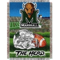 Marshall Thundering Herd NCAA College "Home Field Advantage" 48"x 60" Tapestry Throw