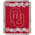 Oklahoma Sooners NCAA College Baby 36" x 46" Triple Woven Jacquard Throw