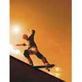 Skate Boarder II - Contemporary mount print with beveled edge