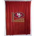 San Francisco 49ers Locker Room Shower Curtain