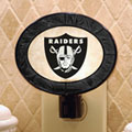 Oakland Raiders NFL Art Glass Nightlight