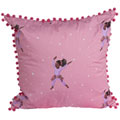 Dance On Throw Pillow - Pink