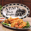 Army Black Knights US Military 12" Ceramic Oval Platter