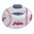 Cleveland Indians MLB Vinyl Inflatable Chair w/ faux suede cushions