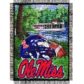 Mississippi Rebels NCAA College "Home Field Advantage" 48"x 60" Tapestry Throw