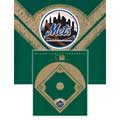 New York Mets 60" x 50" Diamond Fleece Blanket / Throw
