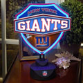 New York Giants NFL Neon Shield Table Lamp